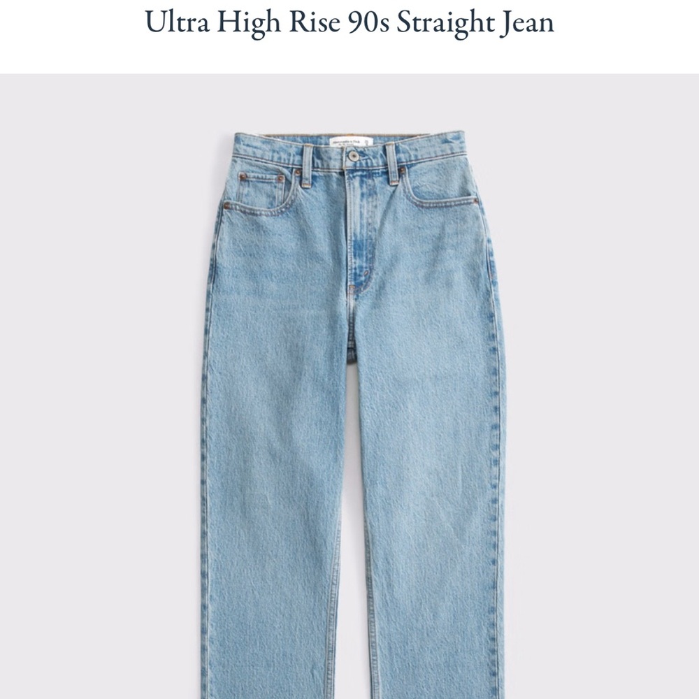 Abercrombie Curve Love Ultra High Rise 90s
